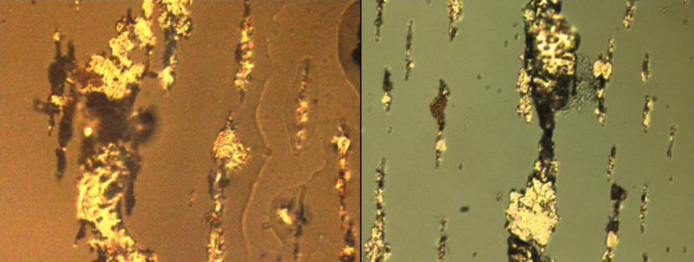 鐵譜分析儀造粒機(jī)磨損圖片