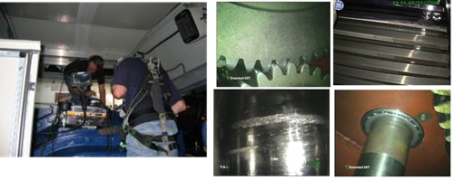 風(fēng)機齒輪箱內(nèi)部軸承檢測