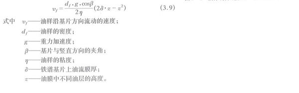 油樣與鐵譜基片表面分布計(jì)算數(shù)學(xué)表達(dá)式一